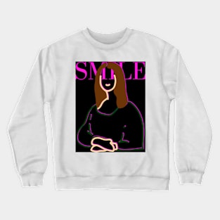 Black Mona Crewneck Sweatshirt